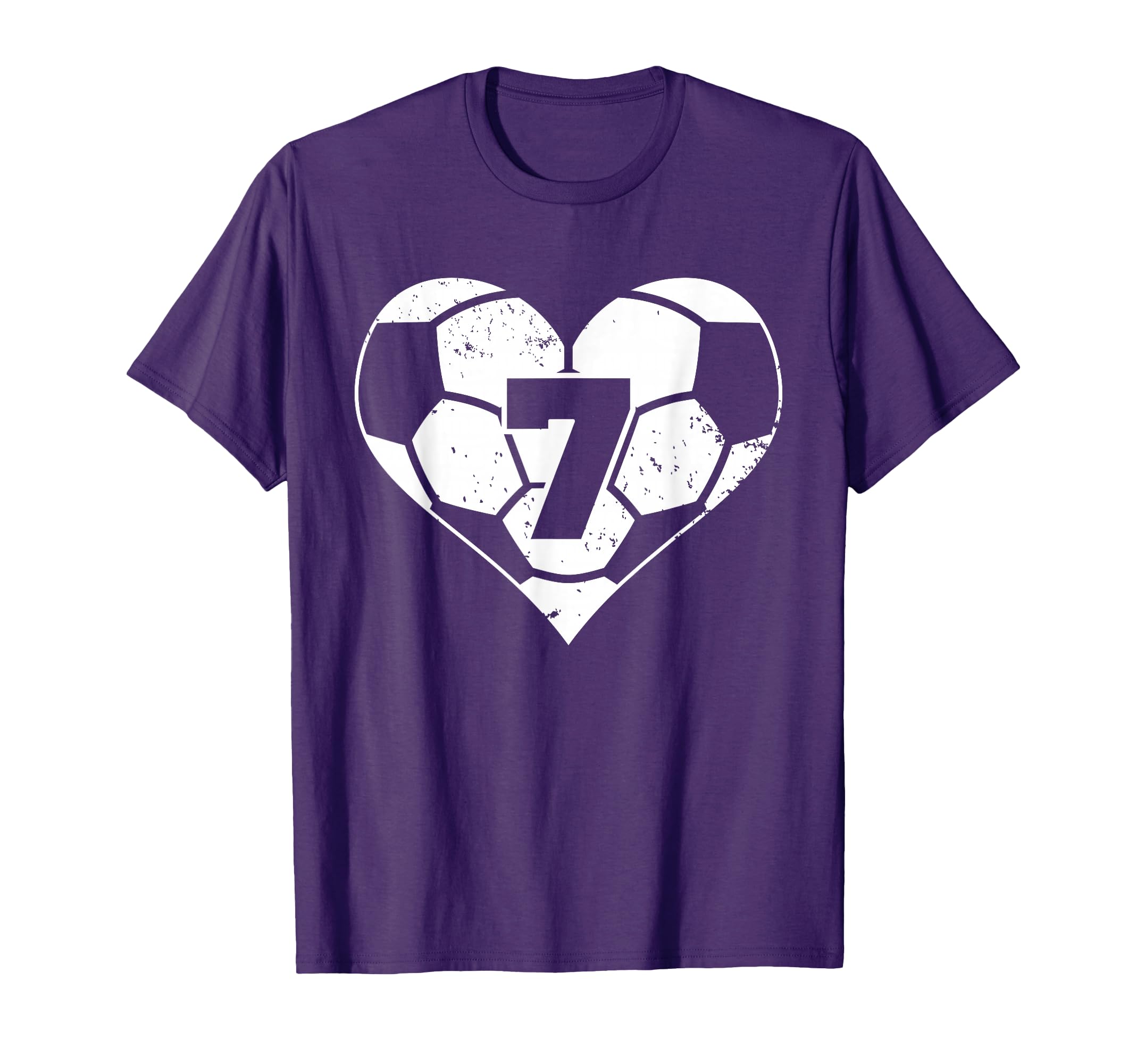 Soccer Number 7 Jersey Funny Soccer T-Shirt - Unique Graphic for Adults - T-Shirt, Sweatshirt, Hoodie