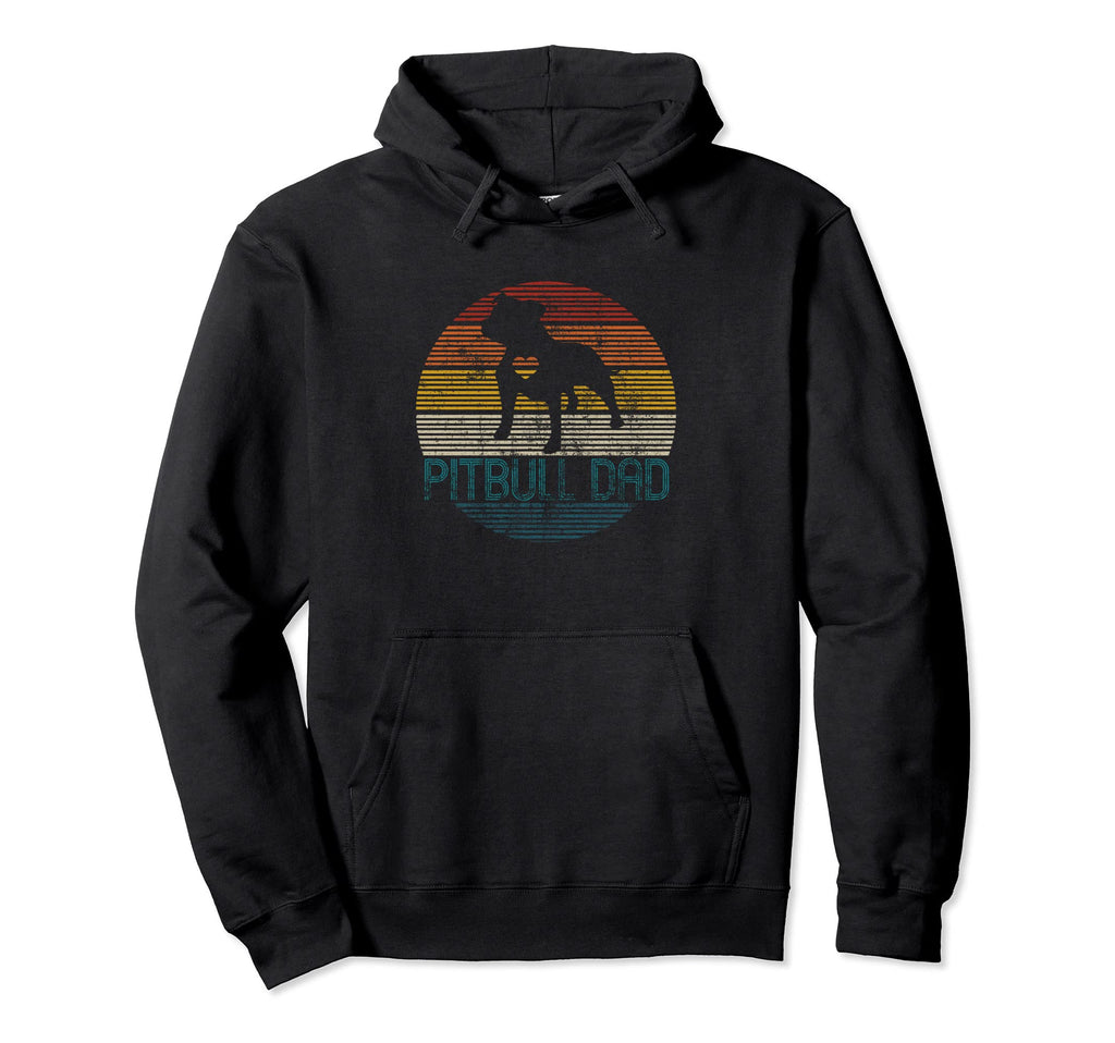 Pitbull Dad Dog Dad Pitbull Dad Fathers Day Hoodie - Graphic Print Unisex - T-Shirt, Sweatshirt, Hoodie