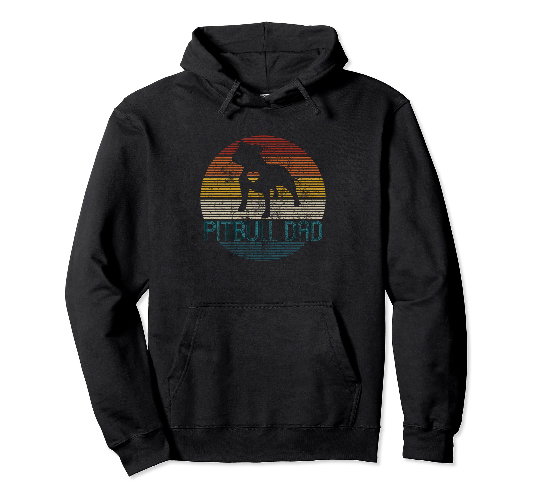 Pitbull Dad Dog Dad Pitbull Dad Fathers Day Hoodie - Graphic Print Unisex - T-Shirt, Sweatshirt, Hoodie
