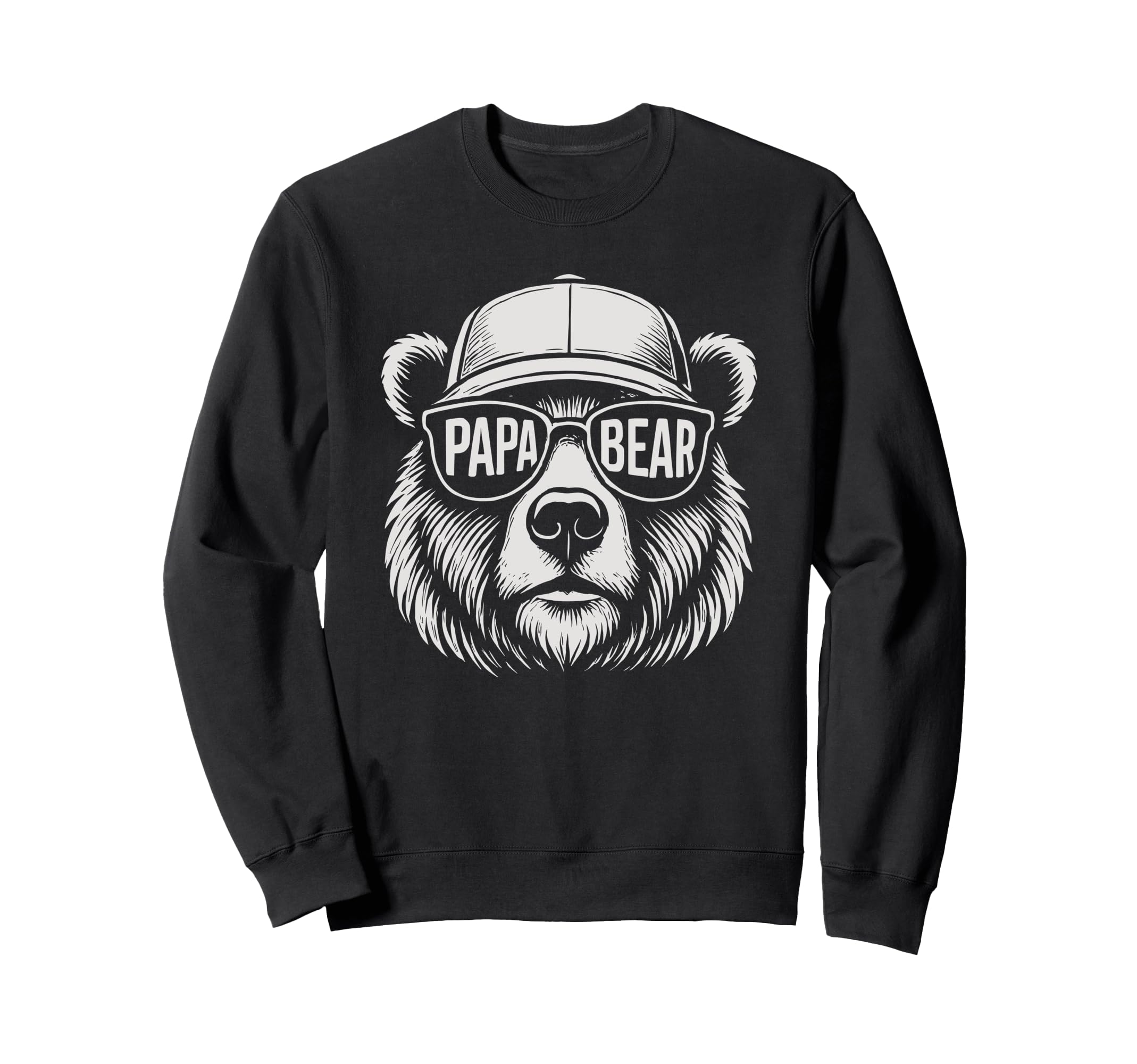 Papa Bear Fathers Day Best Papa Sweatshirt - Novelty Apparel for Adults - T-Shirt, Sweatshirt, Hoodie