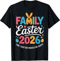 Family Easter 2026 Together Happy for Families Spring - Adult & Kids T-Shirts, Sweatshirts & Hoodies apparel design preview 1