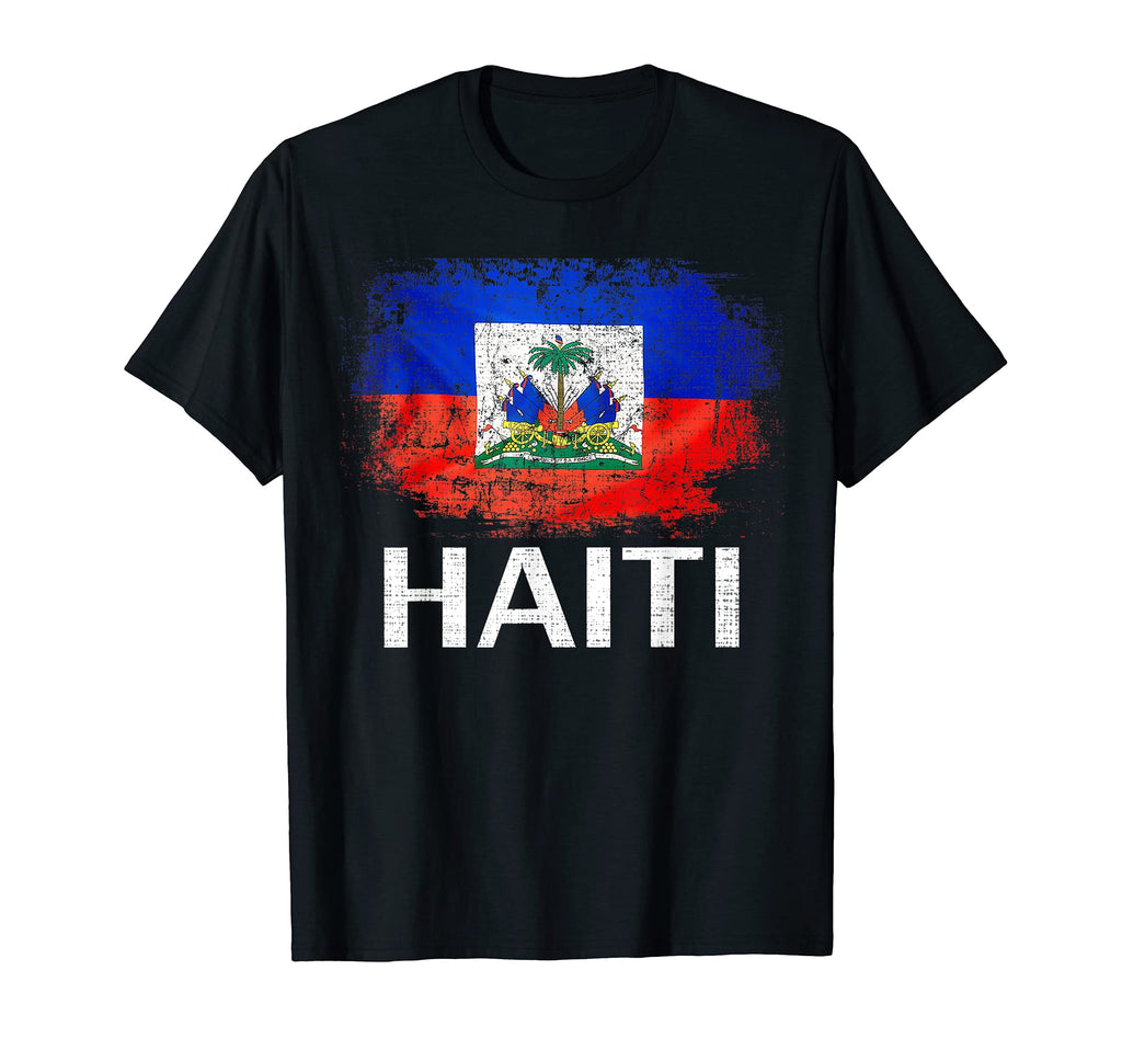 Haiti Flag Haitian Gift T-Shirt - Trendy Graphic for Adults - T-Shirt, Sweatshirt, Hoodie
