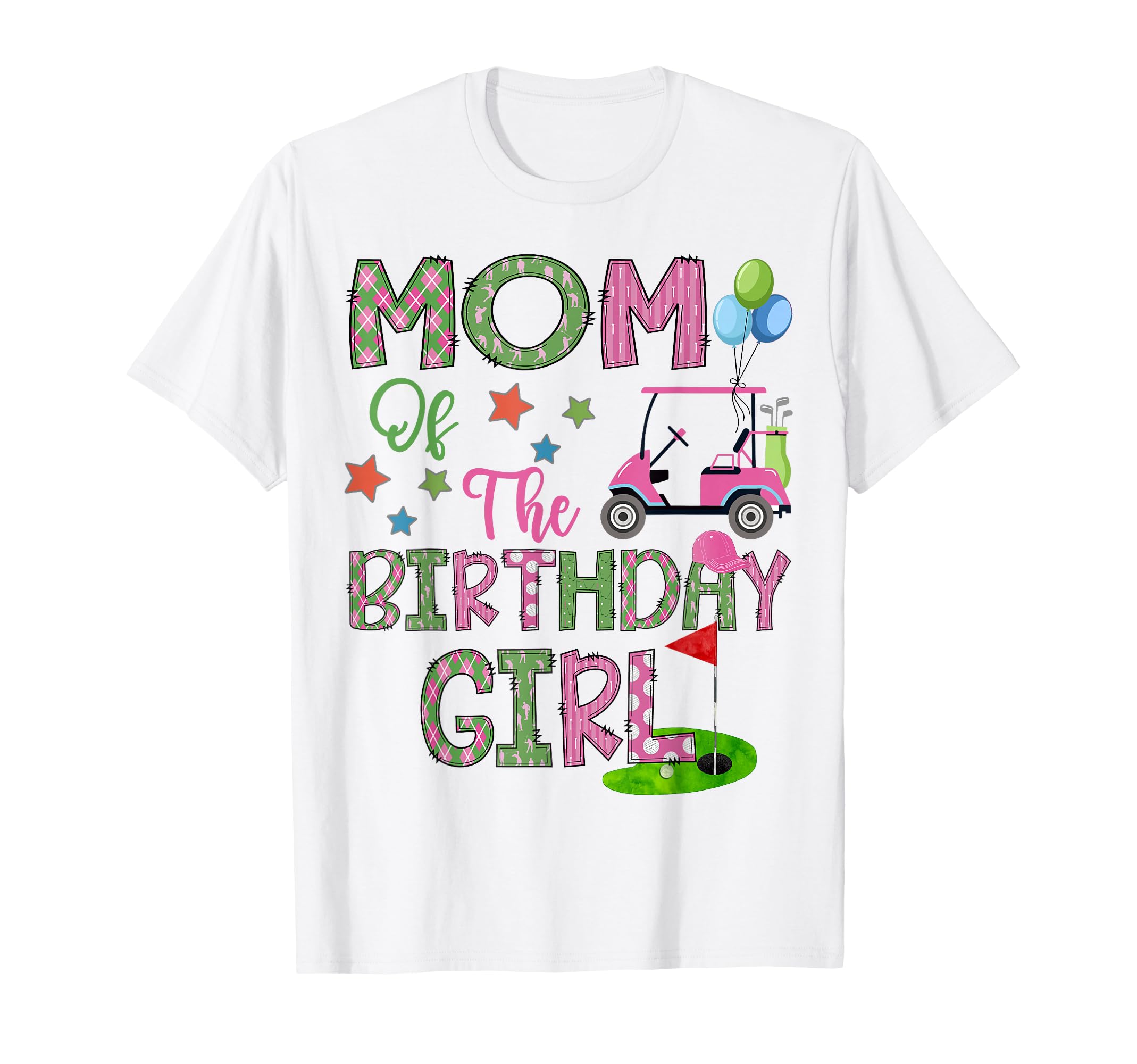 Mom Birthday Hole One Golf 1St Bday T-Shirt - Custom Art Print Men Women - T-Shirt, Sweatshirt, Hoodie
