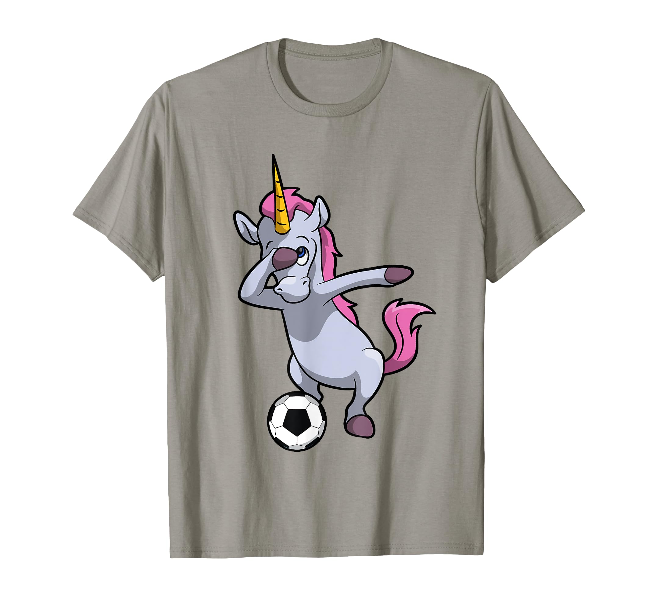 Unicorn Dabbing Soccer Dab Gifts T-Shirt - Casual Everyday Wear Men Women - T-Shirt, Sweatshirt, Hoodie