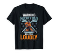 Hockey Dad Gift Hoodie - Fun Novelty Design Men Women - T-Shirt, Sweatshirt, Hoodie