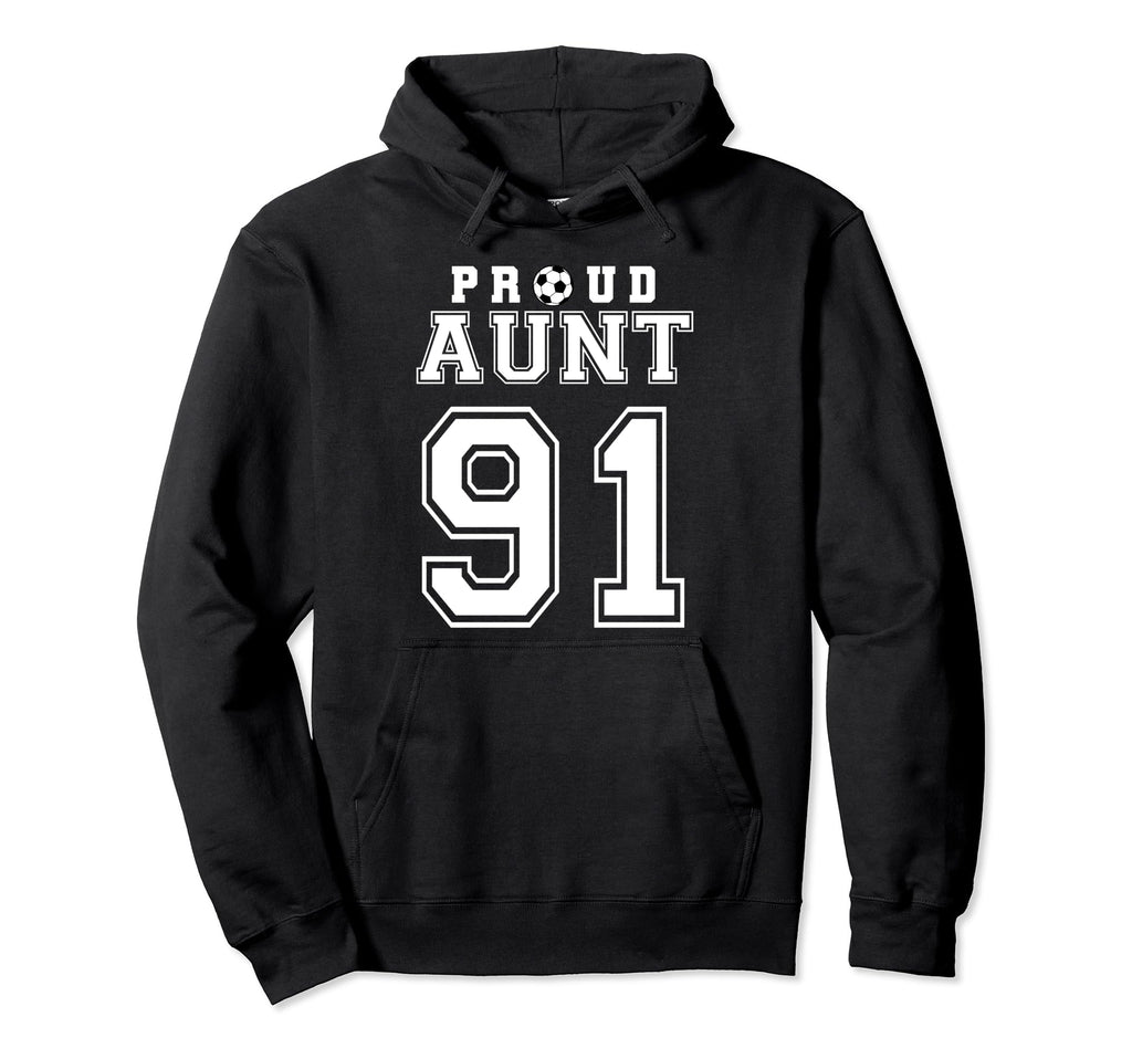 Number 91 Custom Proud Soccer Futbol Hoodie - Casual Everyday Wear Unisex - T-Shirt, Sweatshirt, Hoodie