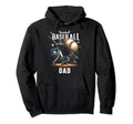 Baseball Dad Fathers Day Hoodie - Graphic Print Unisex - T-Shirt, Sweatshirt, Hoodie
