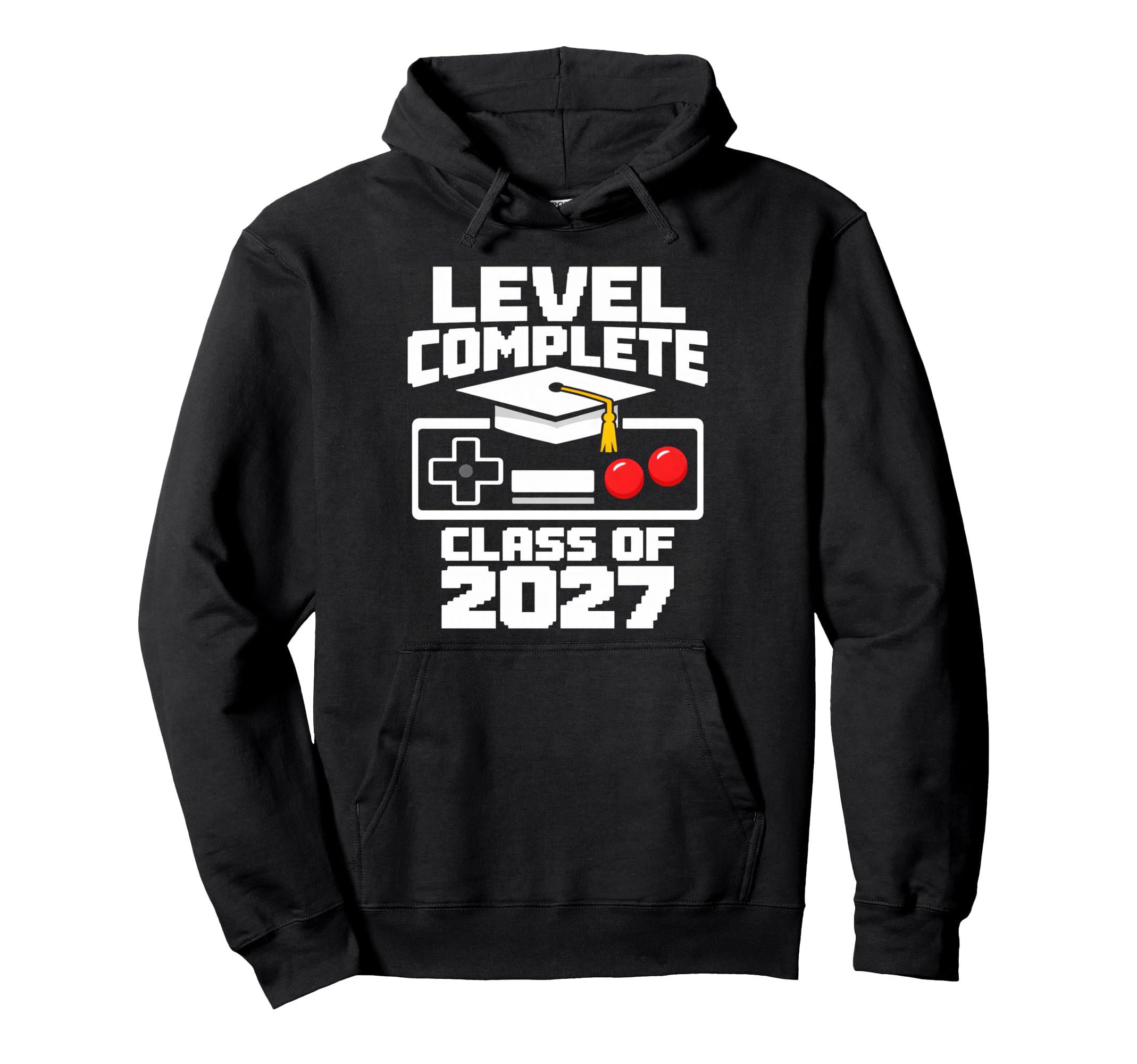 Senior Graduation Class 27 Graduate Level Hoodie - Novelty Apparel Unisex - T-Shirt, Sweatshirt, Hoodie