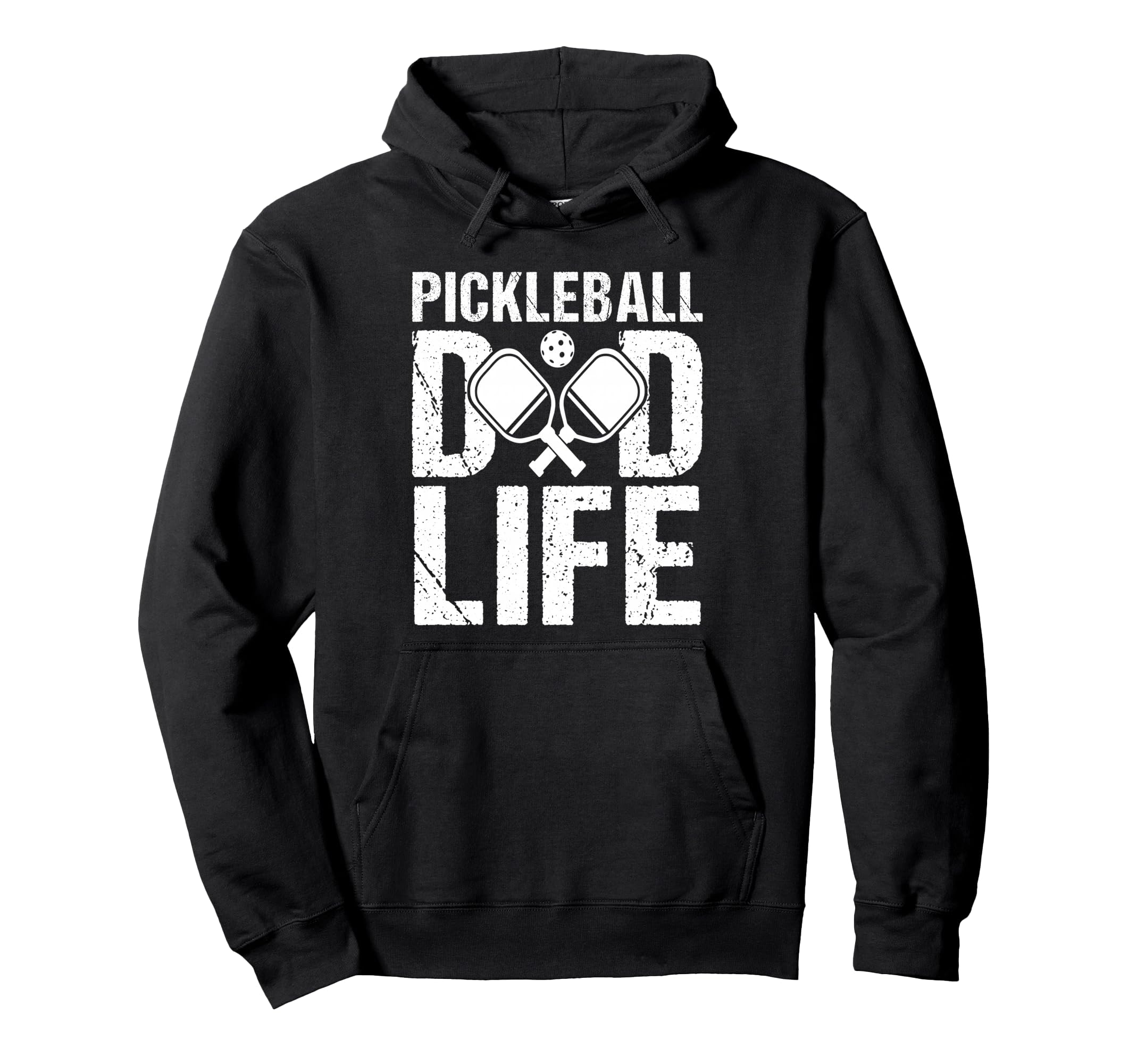 Pickleball Dad Life Game Day Sports Hoodie - Fun Novelty Design Men Women - T-Shirt, Sweatshirt, Hoodie
