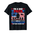 Im Dad Papa And Veteran 4Th July T-Shirt - Trendy Graphic Men Women - T-Shirt, Sweatshirt, Hoodie