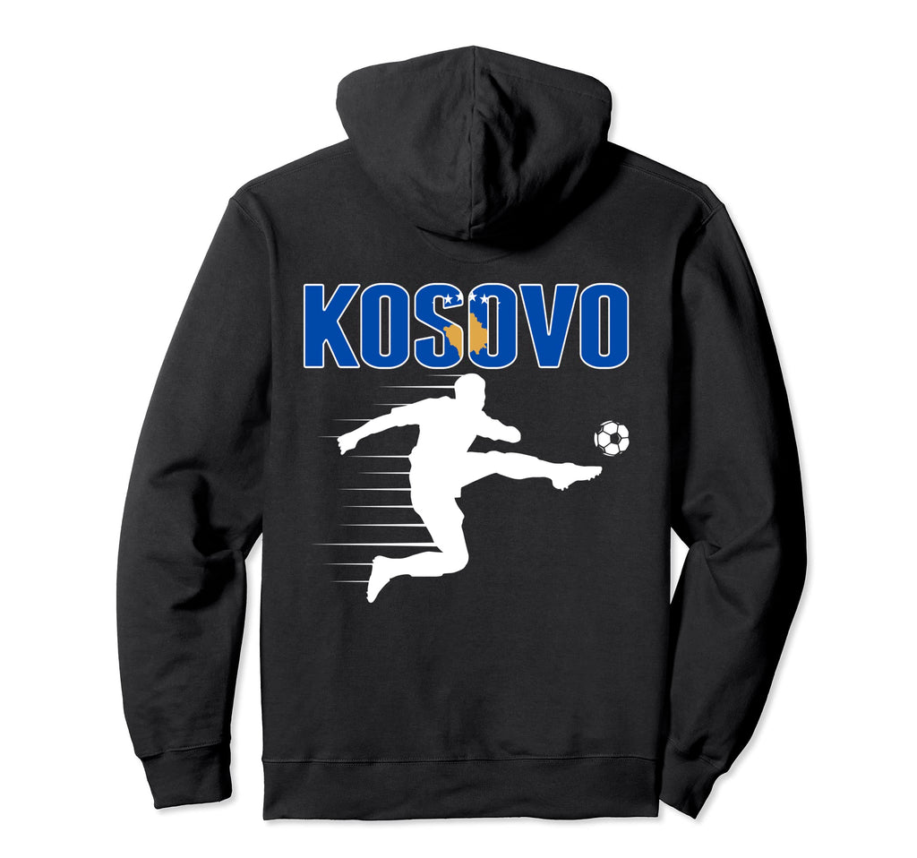Kosovo Soccer Fans Jersey Proud Hoodie - Custom Art Print for Adults - T-Shirt, Sweatshirt, Hoodie