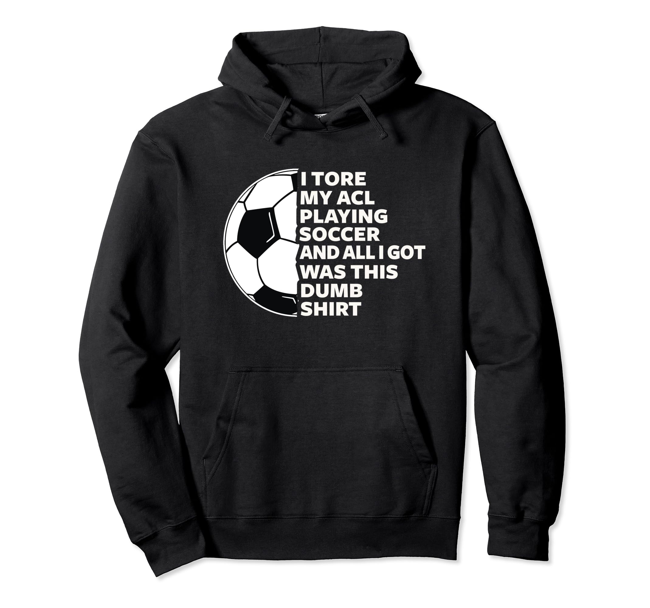 Knee Surgery Recovery Soccer Injury Hoodie - Streetwear Style for Adults - T-Shirt, Sweatshirt, Hoodie