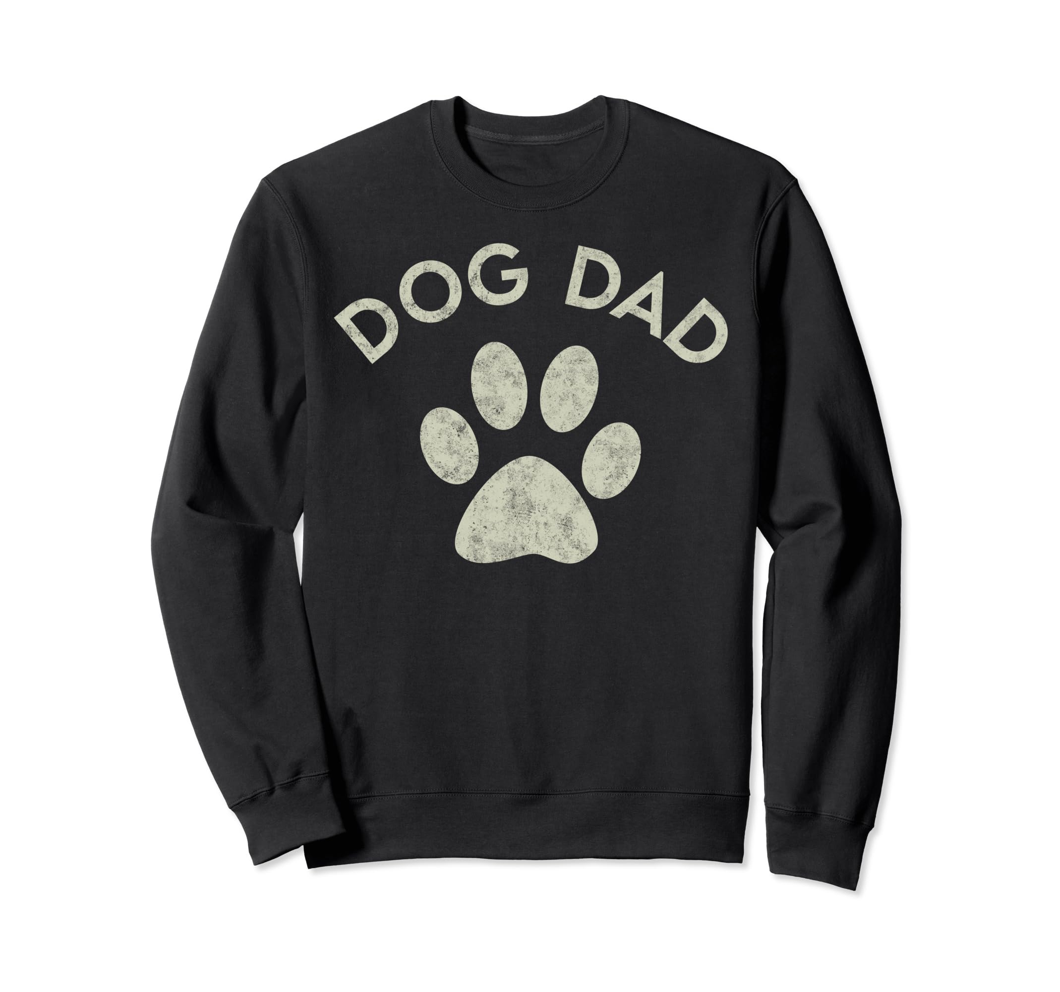 Dog Dad Paw Fathers Day Grandpa Dog Sweatshirt - Unique Graphic for Adults - T-Shirt, Sweatshirt, Hoodie