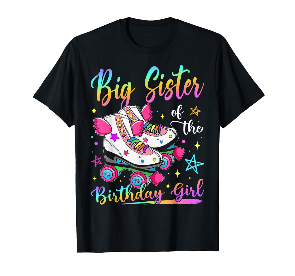 Big Sister Birthday Rolling Skate Family T-Shirt - Aesthetic Graphic Unisex - T-Shirt, Sweatshirt, Hoodie