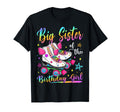Big Sister Birthday Rolling Skate Family T-Shirt - Aesthetic Graphic Unisex - T-Shirt, Sweatshirt, Hoodie