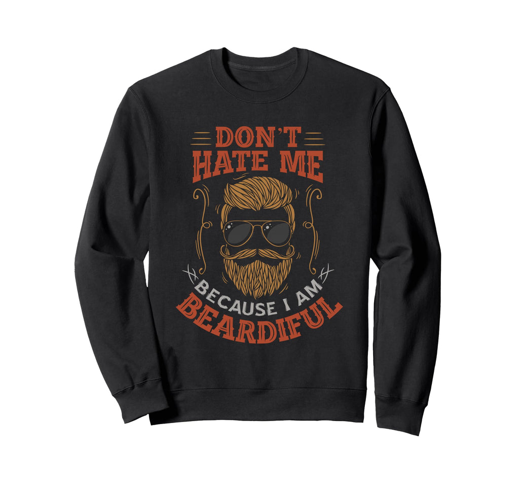 Bearded Daddy Mens Beard Bearded Sweatshirt - Custom Art Print for Adults - T-Shirt, Sweatshirt, Hoodie