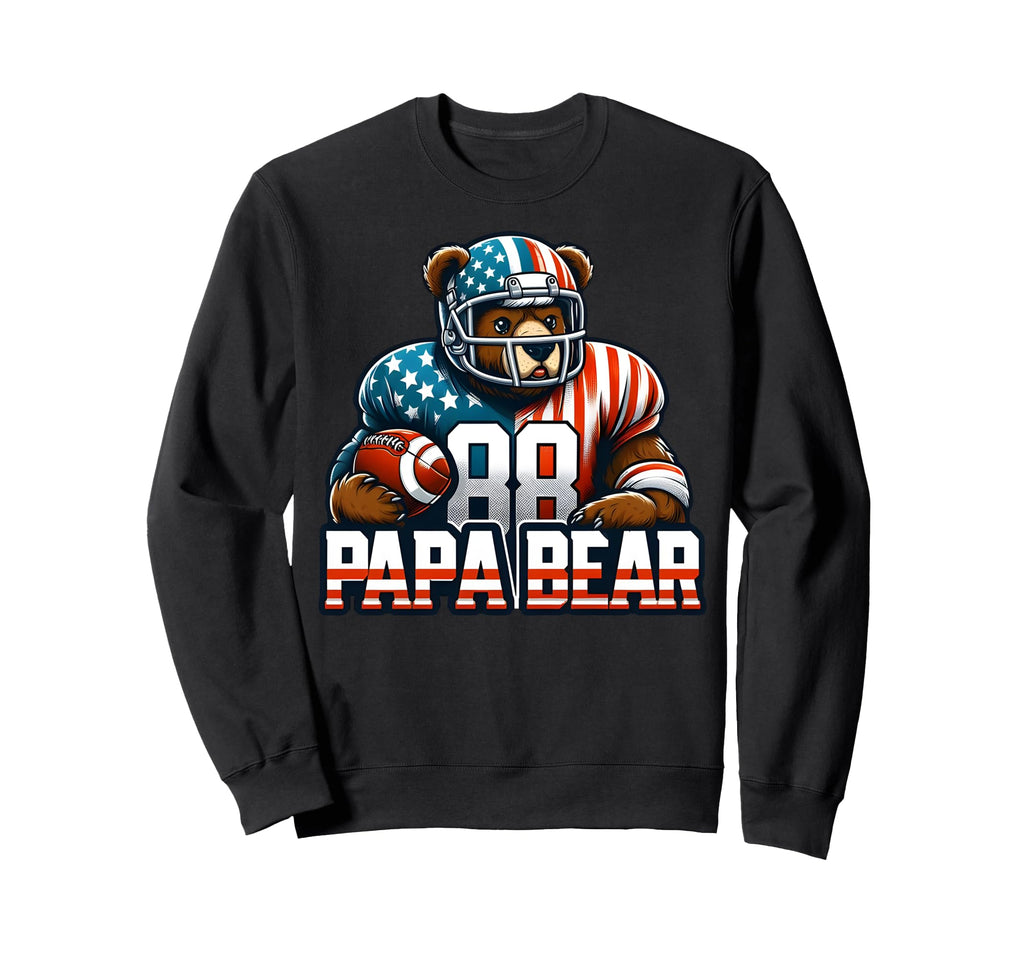 Papa Bear Gifts Funny Birthday Fun Sweatshirt - Graphic Print for Adults - T-Shirt, Sweatshirt, Hoodie