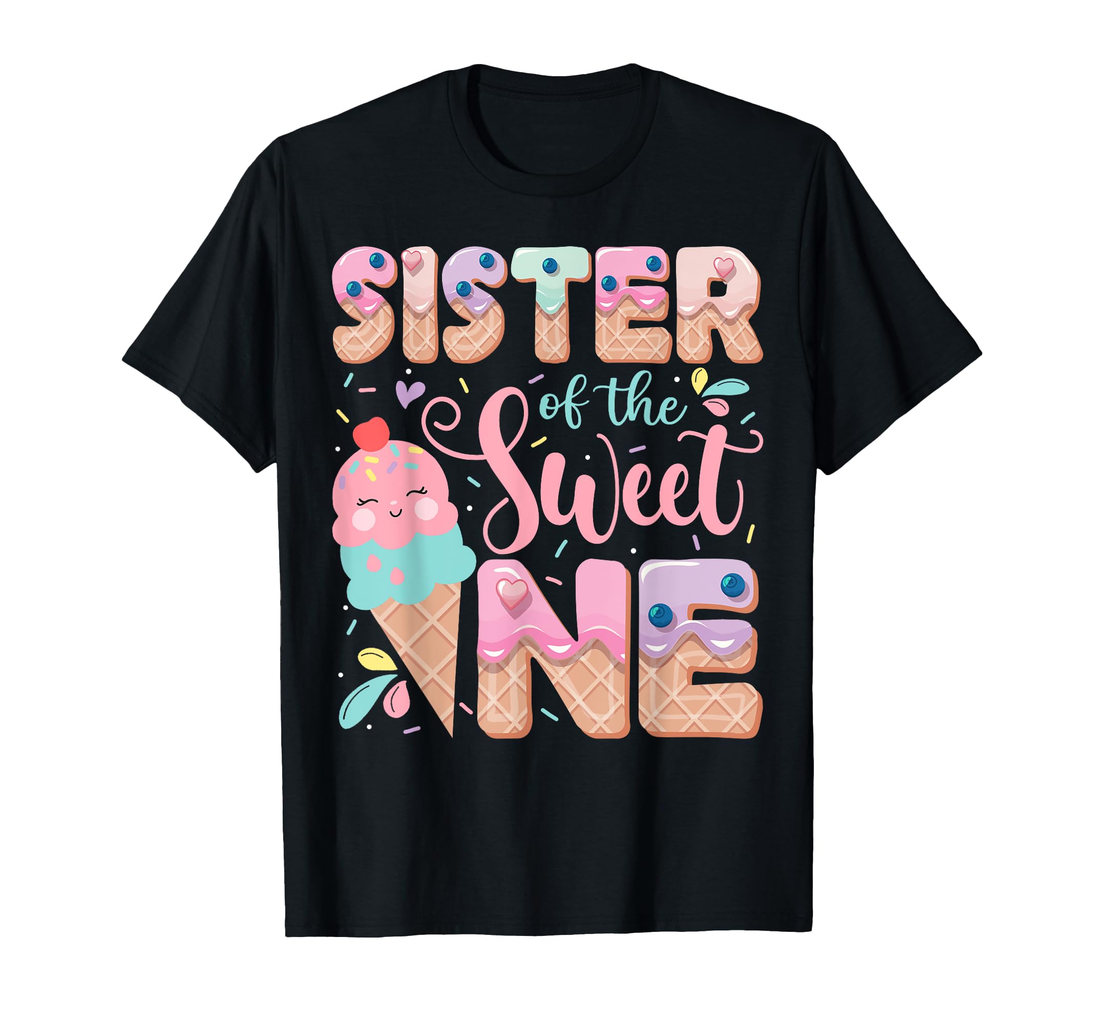Sister Sweet One Ice Cream 1St T-Shirt - Custom Art Print Men Women - T-Shirt, Sweatshirt, Hoodie