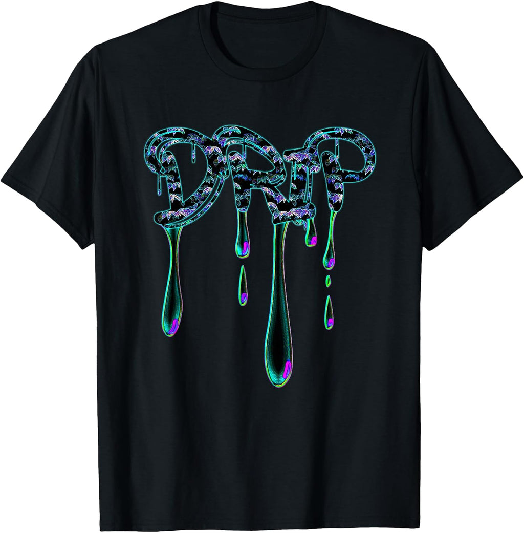 Drip Aesthetic Bold Dripping Lettering Street Art - Adult & Kids T-Shirts, Sweatshirts & Hoodies apparel design preview 1