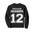 Number 12 Custom Proud Soccer Sweatshirt - Casual Everyday Wear Men Women - T-Shirt, Sweatshirt, Hoodie
