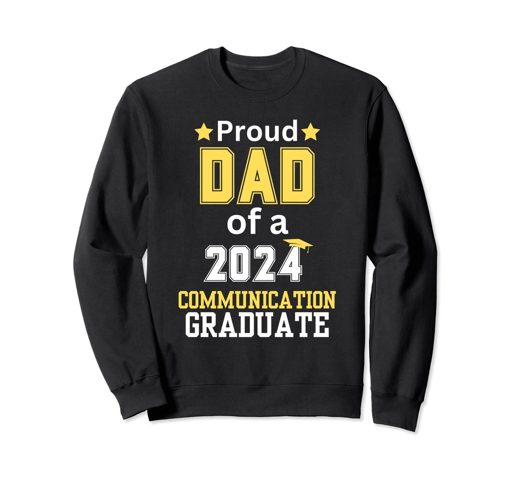 Proud Dad Class 2024 Sweatshirt - Aesthetic Graphic for Adults - T-Shirt, Sweatshirt, Hoodie