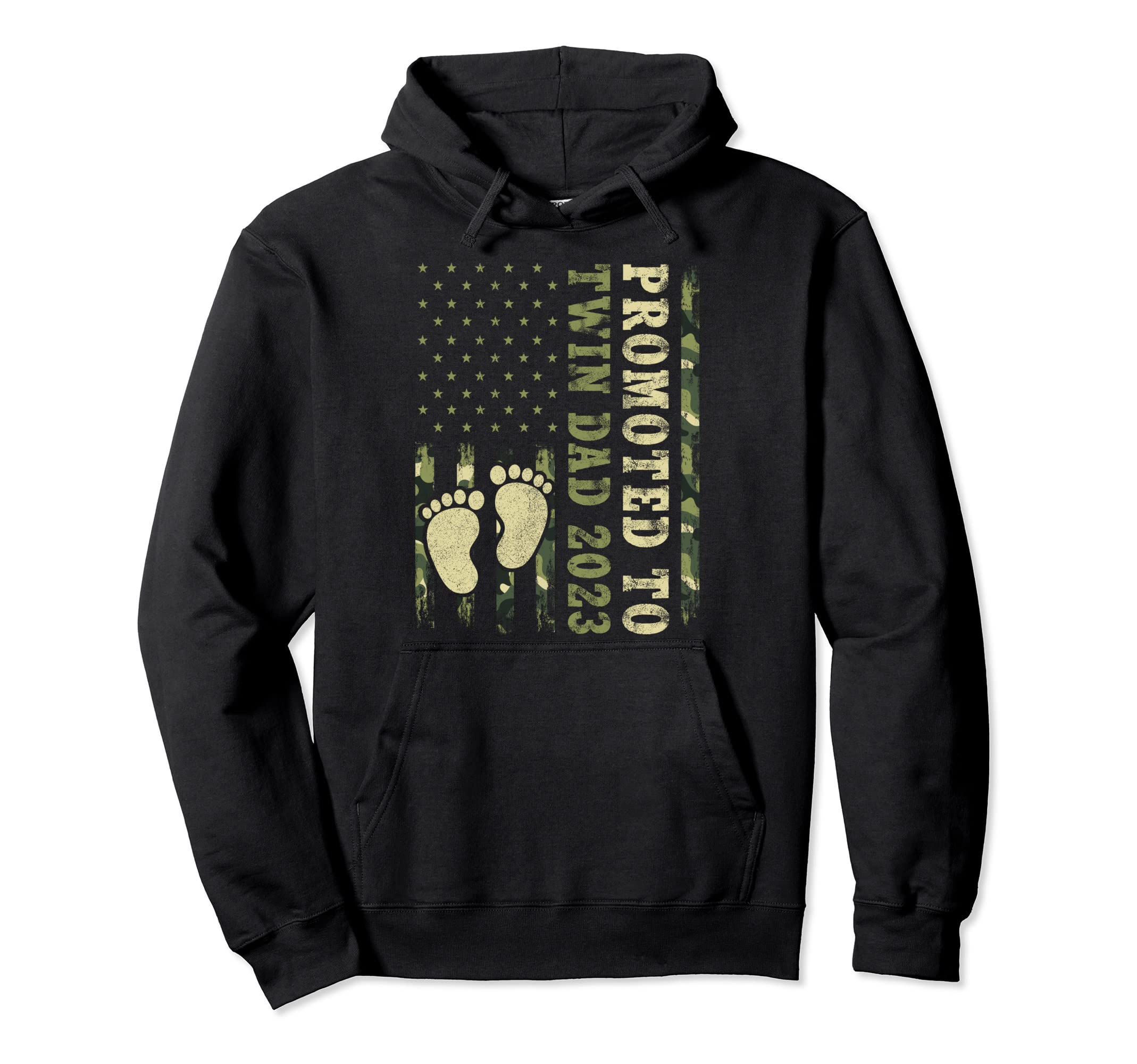 First Time Dad Promoted To Twin Dad Hoodie - Aesthetic Graphic Men Women - T-Shirt, Sweatshirt, Hoodie