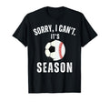 Sorry I Cant Its Soccer And Baseball T-Shirt - Minimalist Print for Adults - T-Shirt, Sweatshirt, Hoodie