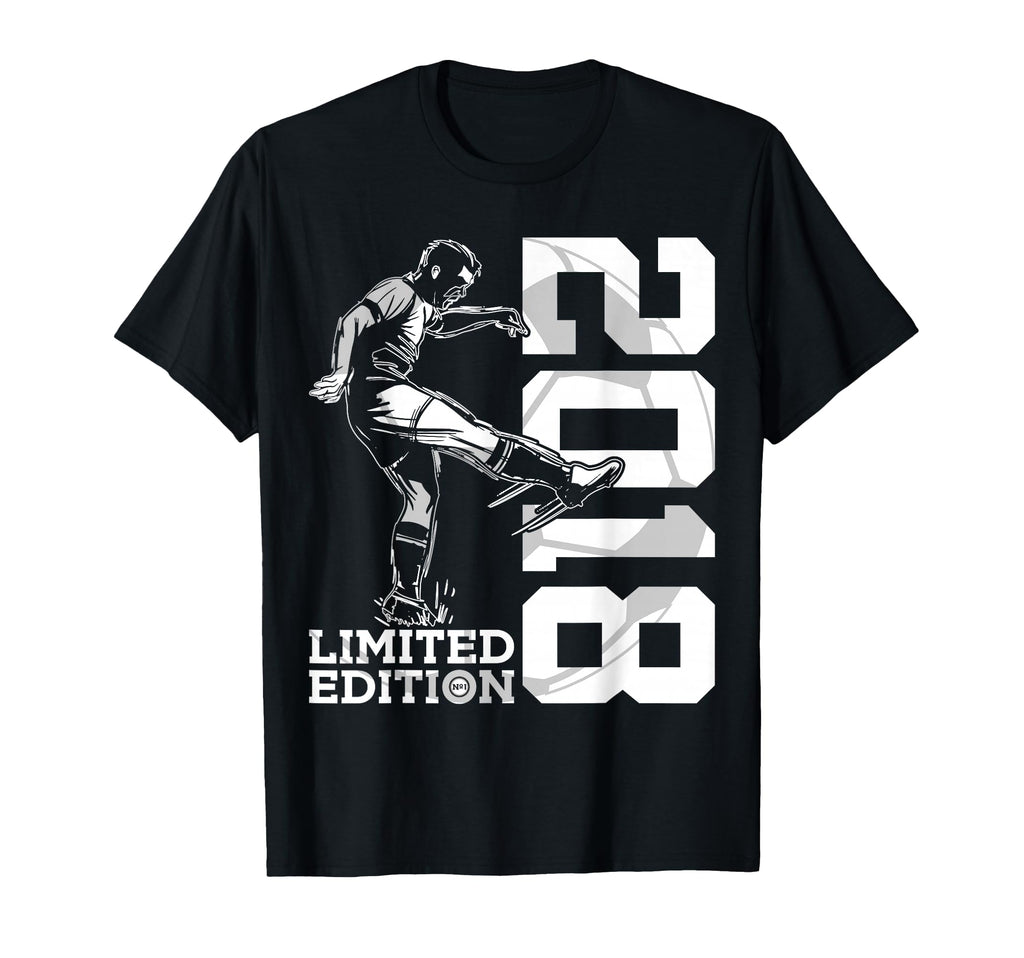 2018 8 Years Soccer 8Th Birthday T-Shirt - Unique Graphic Unisex - T-Shirt, Sweatshirt, Hoodie