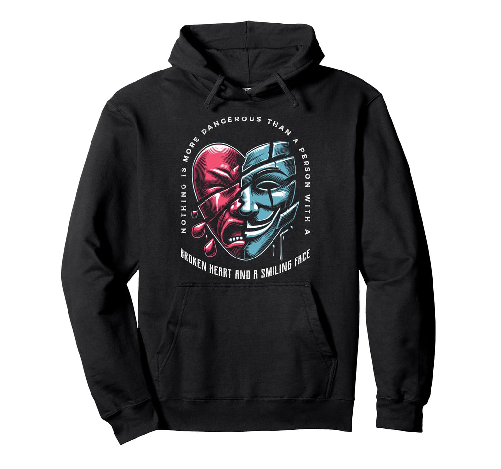 Break Up Brokenhearted Divorced Living Hoodie - Fun Novelty Design Unisex - T-Shirt, Sweatshirt, Hoodie