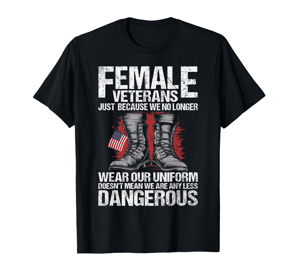 Female Veteran Usa Veterans Day Us T-Shirt - Casual Everyday Wear Unisex - T-Shirt, Sweatshirt, Hoodie