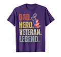 Dad Hero Veteran Legend Fathers Day Dad T-Shirt - Custom Art Print Unisex - T-Shirt, Sweatshirt, Hoodie