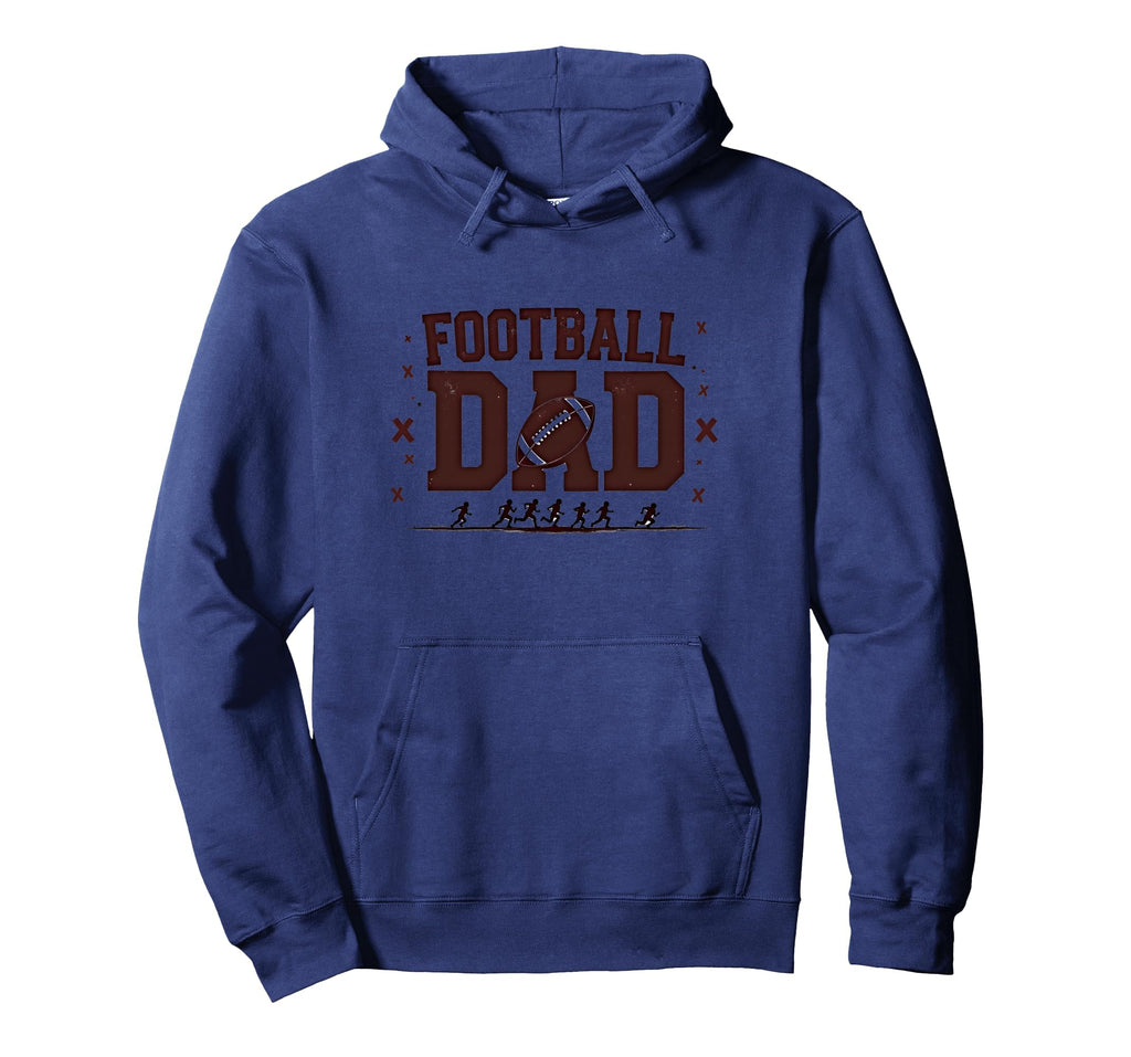 Football Dad Proud Senior Soccer Parent Hoodie - Fun Novelty Design Unisex - T-Shirt, Sweatshirt, Hoodie