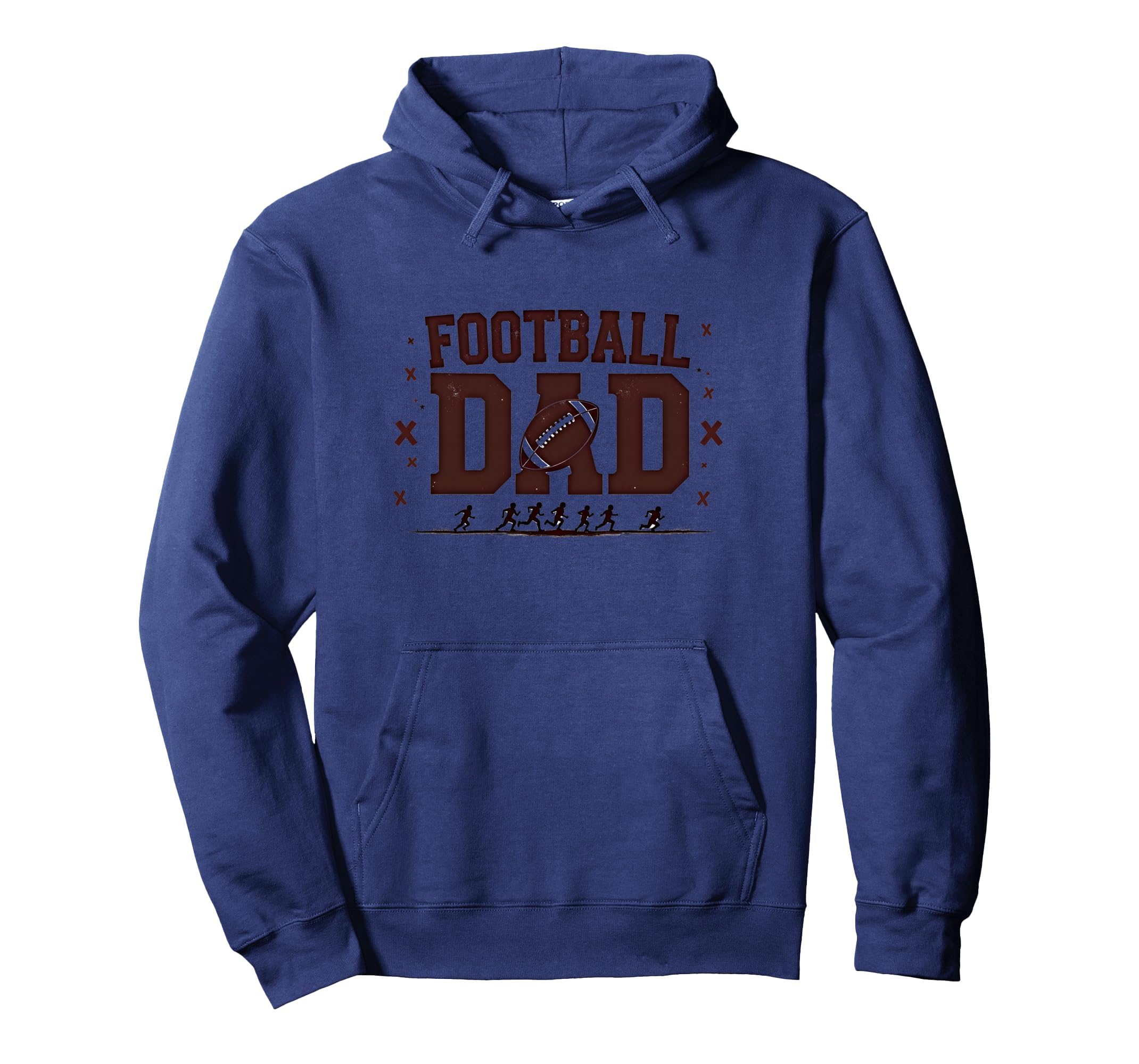 Football Dad Proud Senior Soccer Parent Hoodie - Fun Novelty Design Unisex - T-Shirt, Sweatshirt, Hoodie