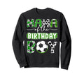 Mama Birthday Soccer Player Birthday Sweatshirt - Trendy Graphic for Adults - T-Shirt, Sweatshirt, Hoodie