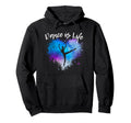 Dance Is Life Ballet Dancing Hoodie - Aesthetic Graphic Men Women - T-Shirt, Sweatshirt, Hoodie