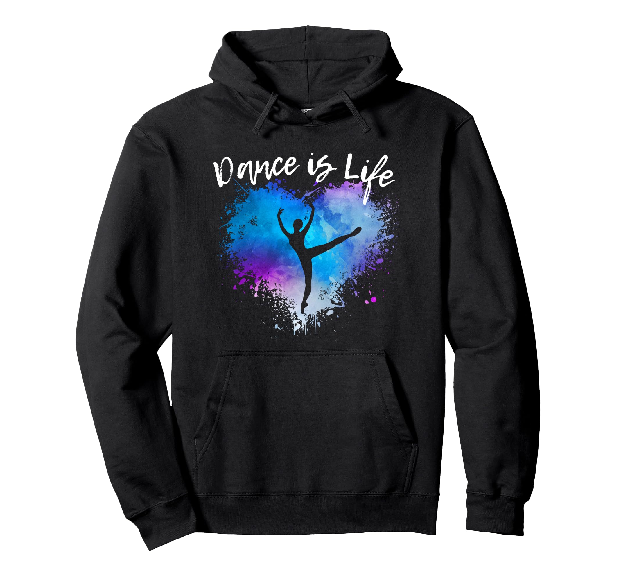 Dance Is Life Ballet Dancing Hoodie - Aesthetic Graphic Men Women - T-Shirt, Sweatshirt, Hoodie