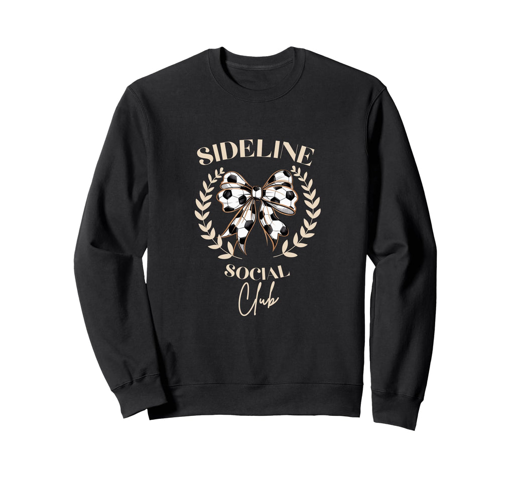 Sideline Social Club Coquette Sweatshirt - Aesthetic Graphic for Adults - T-Shirt, Sweatshirt, Hoodie