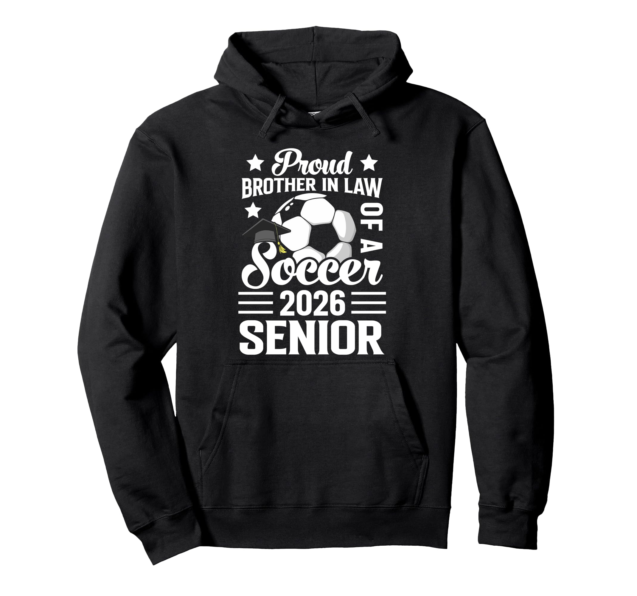 Proud Brother Law Soccer Senior 2026 Hoodie - Minimalist Print Men Women - T-Shirt, Sweatshirt, Hoodie