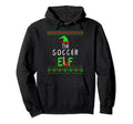 Soccer Elf Family Matching Ugly Pjs Hoodie - Aesthetic Graphic Men Women - T-Shirt, Sweatshirt, Hoodie