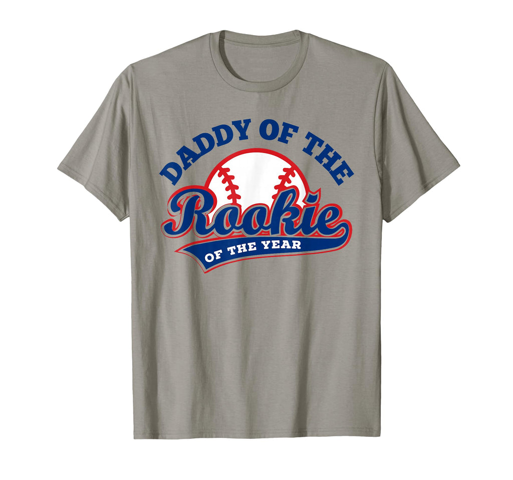 Daddy Rookie Rookie Year Baseball Dad T-Shirt - Minimalist Print Unisex - T-Shirt, Sweatshirt, Hoodie