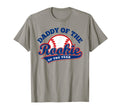 Daddy Rookie Rookie Year Baseball Dad T-Shirt - Minimalist Print Unisex - T-Shirt, Sweatshirt, Hoodie