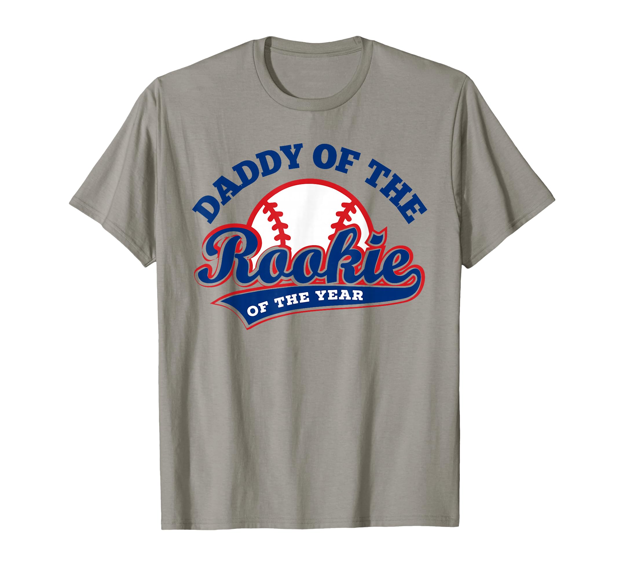 Daddy Rookie Rookie Year Baseball Dad T-Shirt - Minimalist Print Unisex - T-Shirt, Sweatshirt, Hoodie