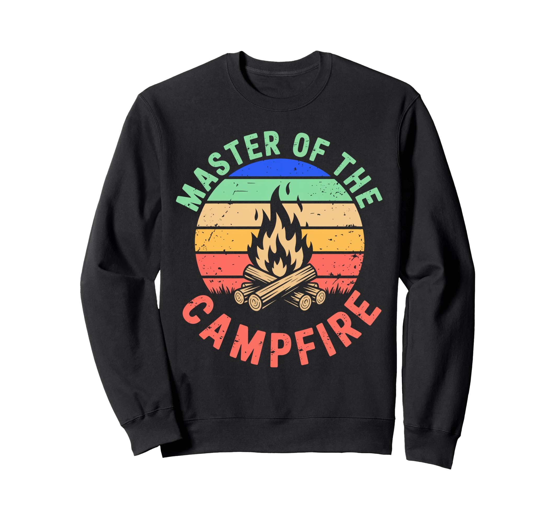 Master Campfire Dad Camping Gifts Sweatshirt - Custom Art Print Men Women - T-Shirt, Sweatshirt, Hoodie
