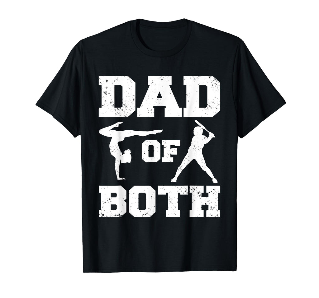 Dad Both Funny Gymnastics Baseball T-Shirt - Aesthetic Graphic Men Women - T-Shirt, Sweatshirt, Hoodie