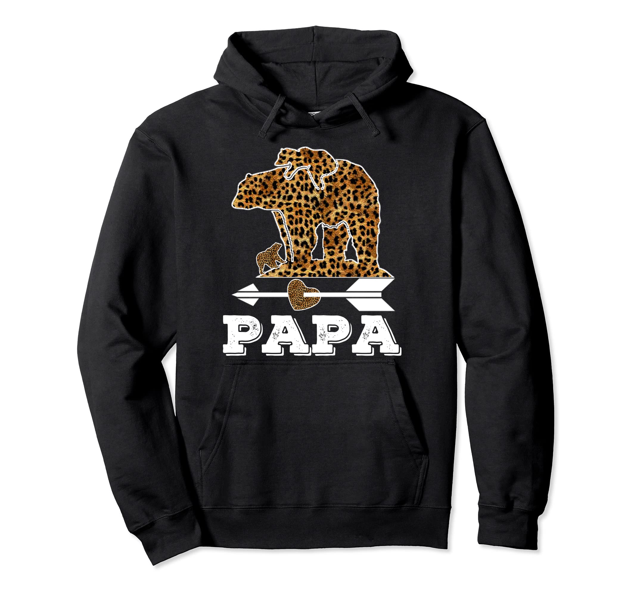 Papa Bear Pajama Family Hoodie - Streetwear Style for Adults - T-Shirt, Sweatshirt, Hoodie