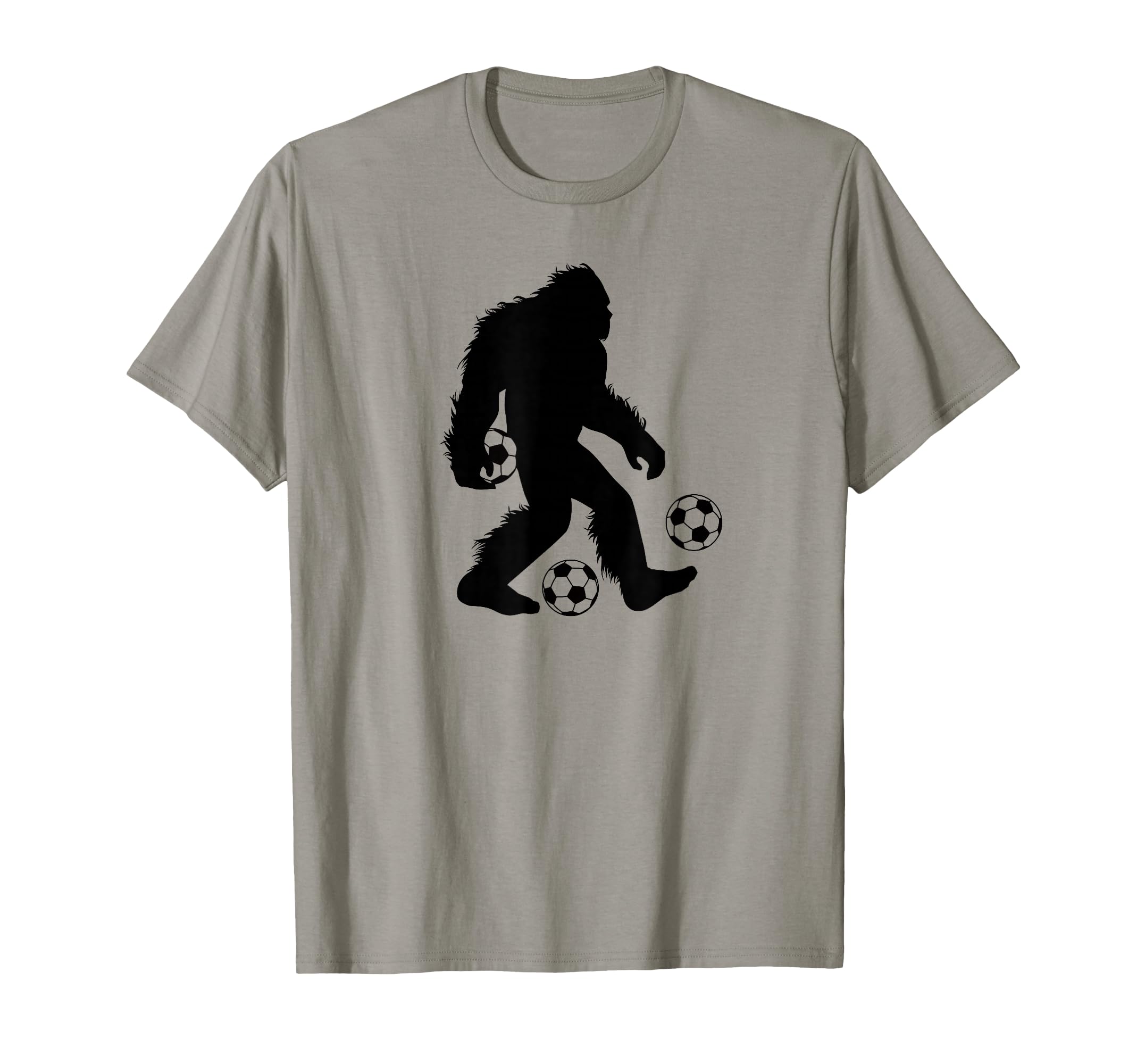 Funny Bigfoot Soccer Sasquatch Foot Ball T-Shirt - Unique Graphic Unisex - T-Shirt, Sweatshirt, Hoodie