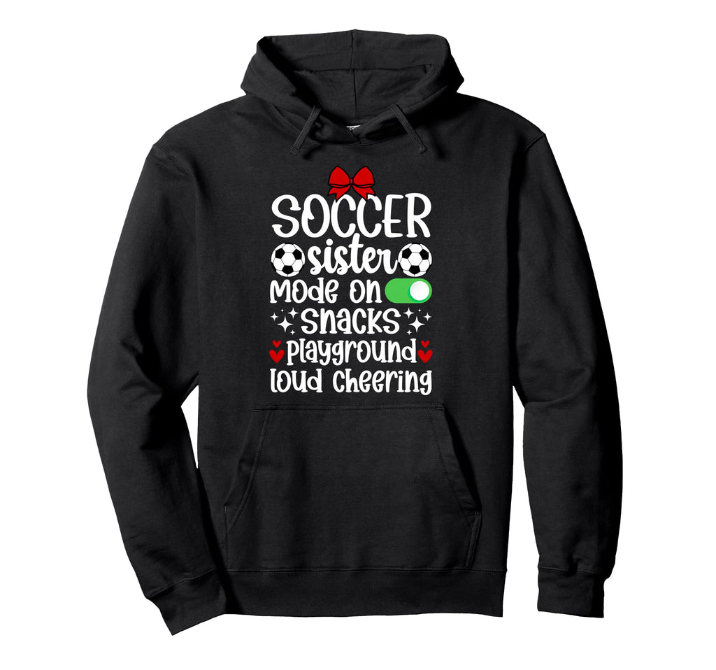 Soccer Sister Mode Sister Soccer Player Hoodie - Minimalist Print Unisex - T-Shirt, Sweatshirt, Hoodie