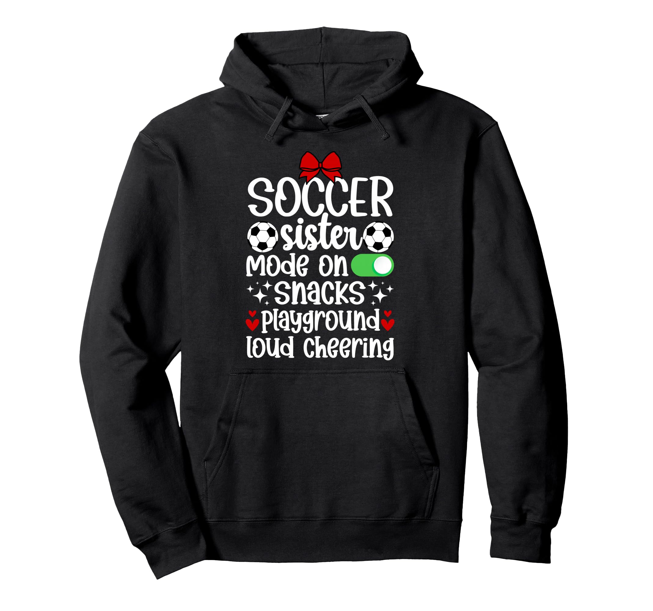Soccer Sister Mode Sister Soccer Player Hoodie - Minimalist Print Unisex - T-Shirt, Sweatshirt, Hoodie