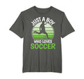 Just Who Loves Soccer Funny Soccer T-Shirt - Fun Novelty Design Men Women - T-Shirt, Sweatshirt, Hoodie