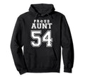 Number 54 Custom Proud Soccer Futbol Hoodie - Novelty Apparel for Adults - T-Shirt, Sweatshirt, Hoodie